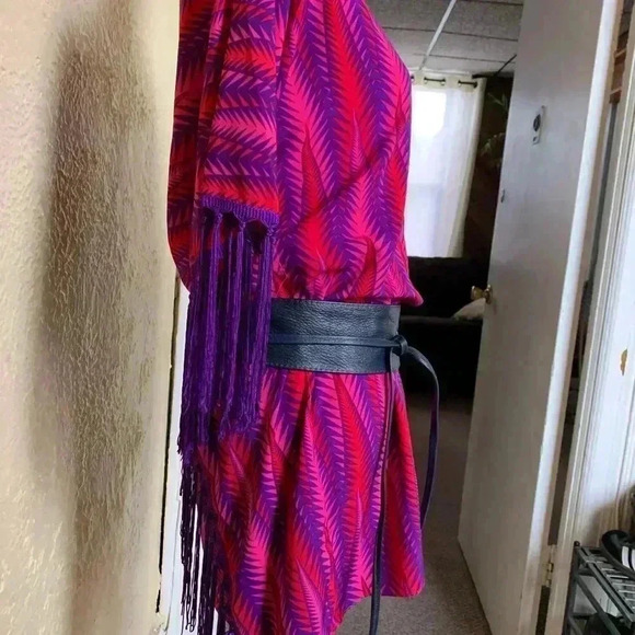 NWT Tunic Beach Cover Up Mini Dress - Picture 5 of 15